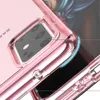 Hybrid épais Armure Clear Clear Clef Case pour Samsung Galaxy S20 Ultra Plus de la marque de luxe Hard Hard Cover Accessoires