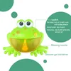 Dropship Bubble Frog&Crabs Baby Bath Toy Bubble Maker Swimming Bathtub Soap Machine Toys for Children With Music Water Toy LJ201019