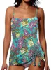 Neuer europäischer und amerikanischer sexy Blumen-Bodysuit-Bikini-Badeanzug, personalisierter Badeanzug mit kurzem Rock 220106
