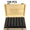 Pine Wood Coin Holder Coins Ring Wooden Storage Box 20/30/50/100pcs Coin Capsules Accommodate Collectible Commemorative Coin Box C0116