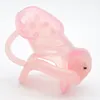 v3 Small Male Chastity Device Barbed Silicone Cage With fixed Resin Ring Penis Cock Chastity Belt A3621938850