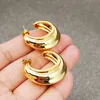 Hoop Huggie Woman Earings 925 Sterling Silver Needle Plating 18K Gold Half Circle Female Fashion Luxury Jewelry310C