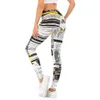 Fashion Woman Hosen sexy Frauen Legging Stichstreifen Druck Fitness Leggins Slim Legins weiche und dehnbare Leggings 201203