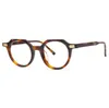 مصمم الأزياء النظارات البصرية ماركة الرجال النساء جولة نظارات الإطار الرجعية لوح النظارات إطارات النظارات قصر النظر النظارات السوداء مع القضية