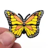 Hot 30-50-100PCS Butterfly Icon Silicon Shoes Charms Cartoon Animal Croc Accessories Buckles Women Girls Gifts Wristband Decor DIY