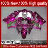 Kropp för Honda CBR893 CBR 893RR 900RR 900 893 RR 94HC.168 Metallrosa CBR893RR 89 90 91 92 93 CBR900RR 1989 1990 1991 1992 1993 Fairing Kit