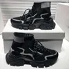 3546 Super Stor Storlek YJ35K Kvinnor Män Casual Sneakers M Brev Upper Dekoration Mens Strumpor Sneakers Ökad Sole Design Toppkvalitet