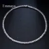 Emmaya Brand Fashion Luxury Inlay AAA Cubic Zircon Charm Geometric Jewelry Necklaces For Woman Elegance Wedding Party Gift 220217