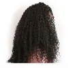 Afro -Amerikaanse kinky kanten front pruiken hittebestendig gluueless 180 dichtheid kinky kinky krullende synthetische kanten pruik lang voor zwarte vrouwen9199660