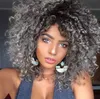 12インチAfro Kinky Curly Wigs hightemperatureファイバーシミュレーション人間の髪の毛のかつらのウィッグPelucas XP9368