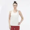 Kvinnor racerback tank tops ärmlös fiess yoga skjortor snabb torr atletisk löpning sportväst träning t -shirt