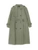Trench-Coat Nouveau style coréen décontracté lâche style britannique sur le genou mode tempérament manteau marée 201211