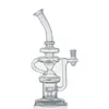 Bong Pipa ad acqua Narghilè Vetro Olio Dab Rig Fumo Percolatore Tubo dritto Bar di alta qualità Gravità per adulti Bong Narghilè personalizzati