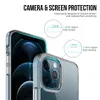 Premium Ruimte Transparant Robuust Helder TPU PC Schokbestendig Telefoonhoesjes voor iPhone 15 14 13 12 11 Pro Max XR XS 7 8 Plus Samsung S22 S21 Note20 Ultra A33 A53 S21FE Pixel 6 Pro