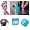 Kinesiology Tape Sport Athletics Elastic Knee Brace Support Elbow Protector Pad Volleyball Bandage Kinesio Fixer tape Wristbands16006566