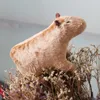 시뮬레이션 동물 Capybara 플러시 장난감 귀여운 Plushie 인형 박제 부드러운 동물 어린이 어린이 Peluche 크리스마스 선물 220210