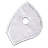 5 слой защитный PM2.5 Активированная углеродная маска для лица фильтровальная бумага Одноразовые PM 2.5 PAD Внутренняя прокладка Замена маски респиратора