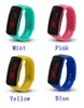 Hot wholesale New Fashion Sport LED Watches Candy Jelly men women Silicone Rubber Touch Screen Digital Watches Bracelet Wrist