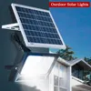 Lámpara de pared con Sensor de movimiento Solar IP65, resistente al agua, luces solares de alto brillo para exteriores con Panel ajustable para jardín