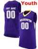 Costurado personalizado 34 Reagan Lundeen 35 J039Raan Brooks 4 Jaden McDaniels Matisse Thybulle Washington Huskies College Homens Mulheres Yo1397749