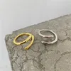 Nuovi anelli per amanti dello stile punk Anelli aperti in argento sterling 925 autentici per le donne Anello regolabile per gioielli da sposa