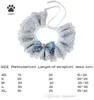 애완 동물 반다나스 의상 개 옷 고양이 개 귀여운 유행 격자 무늬 인쇄 된 bowknot 레이스 공주 타액 수건 강아지 스카프 작은 개 고양이 드레스 액세서리 A256