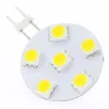 LED G4 Spot Bulb 6leds SMD 5050 1W AC/DC10-30V Dimmable White Warm White 150LM Ships Auto Mobile