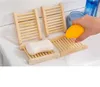 Doğal Ahşap Sabun Yemekleri Tepsi Tutucu Depolama Sabunluk Plaka Kutusu Konteyner Taşınabilir Banyo Sabun Bulaşık Kutusu 9059