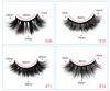 Ny 3D Mink Eyelashes Makeup Eyelash Soft Naturliga tjocka falska Ögonfransar 3D Eyelash Extension