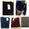 Men S Pullover V Neck 100 Cotton Solid Color Sweater Autumn and Winter New Long Sleed Casual tröja för Homme M 3XL LJ200919