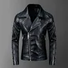 black rivet faux leather jacket