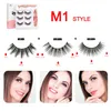 3 paires de cils magnétiques Faux cils + Eyeliner liquide + Ensemble de maquillage pour les yeux Pince à épiler Aimant 3D Faux cils Naturel réutilisable Aucune colle nécessaire