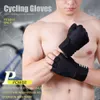 Half Finger Gym Fitness Gloves with Wrist Wrap Support for Women Men Crossfit Workout Power Weight Lifting Equipment Q0108