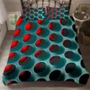 Zeimon Moderna 3D-sängkläder Geometrisk Duvet Cover PillowCase 2 / 3PCS Twin Queen King Size Bed Kläder för Home Textiles 201127