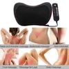 Massage Pillow Vibrator Electric Shoulder Back Heating Kneading Infrared Therapy Shiatsu Neck Relaxation Massager 220121