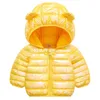 Veste d'hiver chaud pour les filles manteaux bébé filles vestes enfants à capuche survêtement manteau pour garçons vestes à capuche enfants vêtements 1-5 T LJ201130