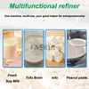 Macchina per il latte di soia Raffinatore senza filtro per latte di soia Frullatore elettrico semiautomatico per spremiagrumi 220V