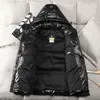 Shiny Fabric Down Jacket Men NewHooded Top Quality White Duck Thick Winter Warm Parka Waterproof Plus size 4XL 201223