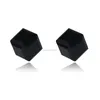 Crystal Magnet Stud oorbellen Diamond Cube Clip op oorringen voor vrouwelijke mannen Fijne mode sieraden Will en Sandy