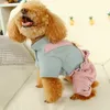 Vêtements d'hiver pour chiens Bloomers Bow Pets Tenues Vêtements chauds pour petits chiens Costumes de chat Manteau Veste Chiot Pull Chiens Chihuahua LJ201130