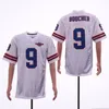 Herren The Waterboy Movie Football Adam Sandler 9 Bobby Boucher Trikot genäht Mud Dogs Film Orange Weiß Schwarz Lila Größe S-3XL