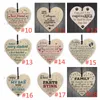 Best Friend Heart Shape Wooden Hanging Sign Lovely Friendship Plaque Crafts Ornament for Gift To Friend Keepsake Tag