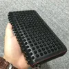 Designer Bags women wallets mens Long rivet color bottom purse card holder genuine leather bags with box