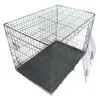 Hundtillbehör Pet Kennel Cat Folding Steel Crate Animal PlayPen Wire Metal Houses Kennels Tillbehör