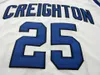 21S # 25 Kyle korver Creighton bluejays Maglia Universidad College Colore Bianco Taglia S-4XL o maglia personalizzata con qualsiasi nome o numero