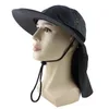 New Hat With Neck Fishing Hiking Outdoor Uv Protection Sun Hat1191S