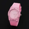 Homens moda gel￩ia gel quartzo assistir mulheres esportes homens femininos rosa vermelho silicone watchwatch relogio masculino3165