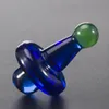 DHL Universal Colored glass UFO carb cap Smoking Accessories Hat style dome for Quartz banger Nails glass water pipes, dab oil rigs SKGA559-1