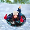 Zimowa gra na zewnątrz Sporty Srzmienie Nadmuchiwane Snow Tube dla Dorosłych Dzieci PCV Śnieg Zabawki Outdoor Narty Dostawca Ring