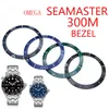 Fit For OMEGA SEAMASTER 300M diver ceramic bezel Repair Tools watch accessories Master watches part repairmen watchmark man wristwatches